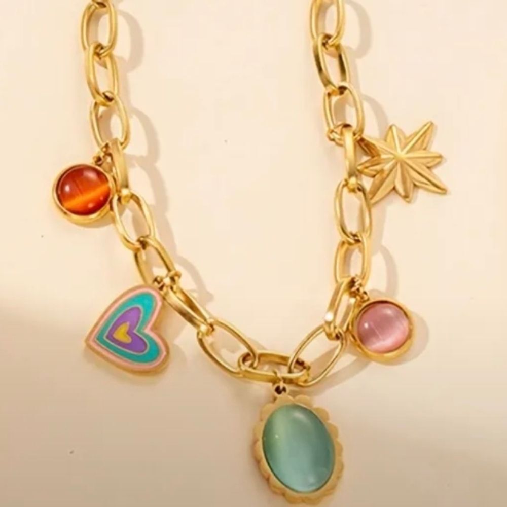 Boho Style Chic 18K Gold Plated Necklace
